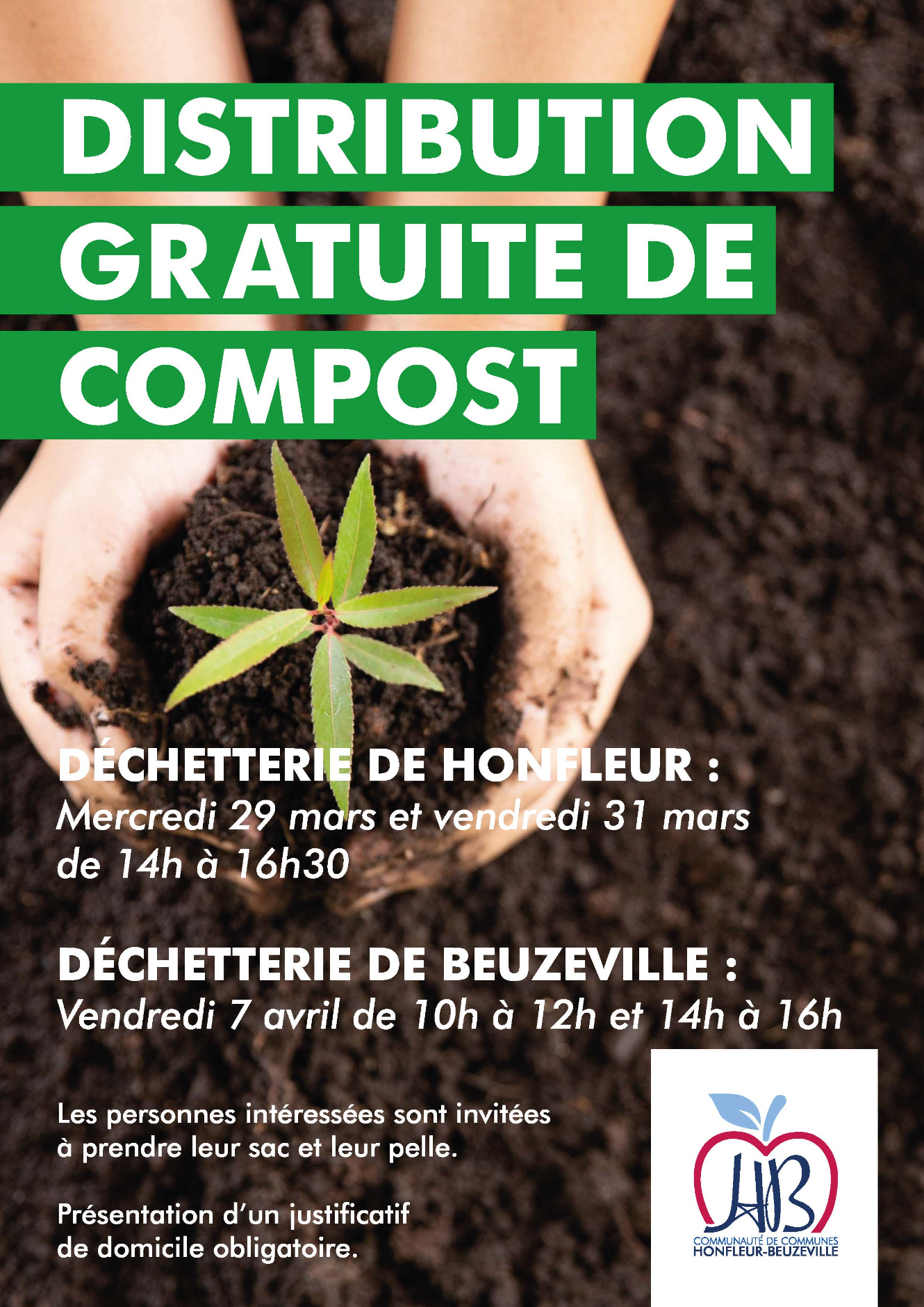 Distribution gratuite de compost - CDC Pays de Honfleur-Beuzeville CDC ...